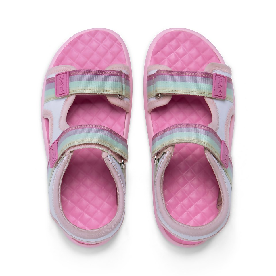 Junior Girls Kickster Sandal White