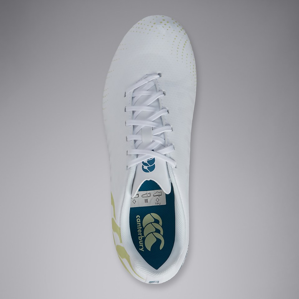 CANTERBURY CCC SPEED INFINITE TEAM FG JU WHITE/YEL