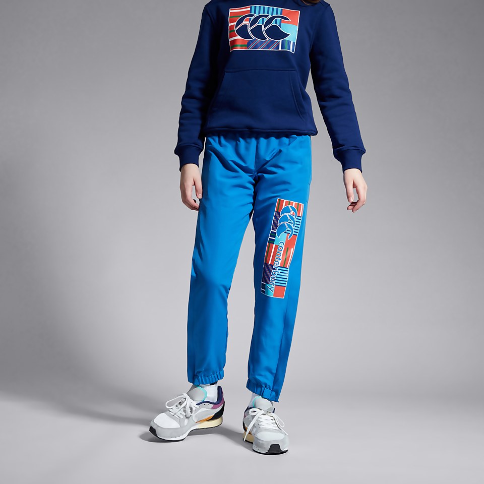 JUNIOR UNISEX UGLIES TAPERED CUFF STADIUM PANT BLUE