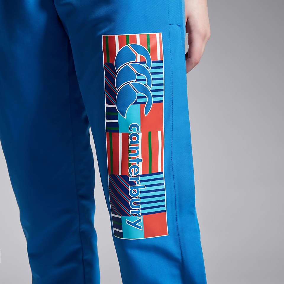 JUNIOR UNISEX UGLIES TAPERED CUFF STADIUM PANT BLUE