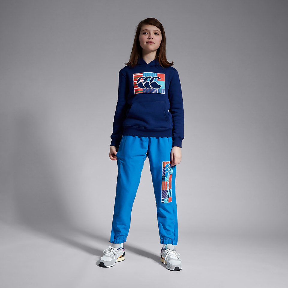 JUNIOR UNISEX UGLIES TAPERED CUFF STADIUM PANT BLUE
