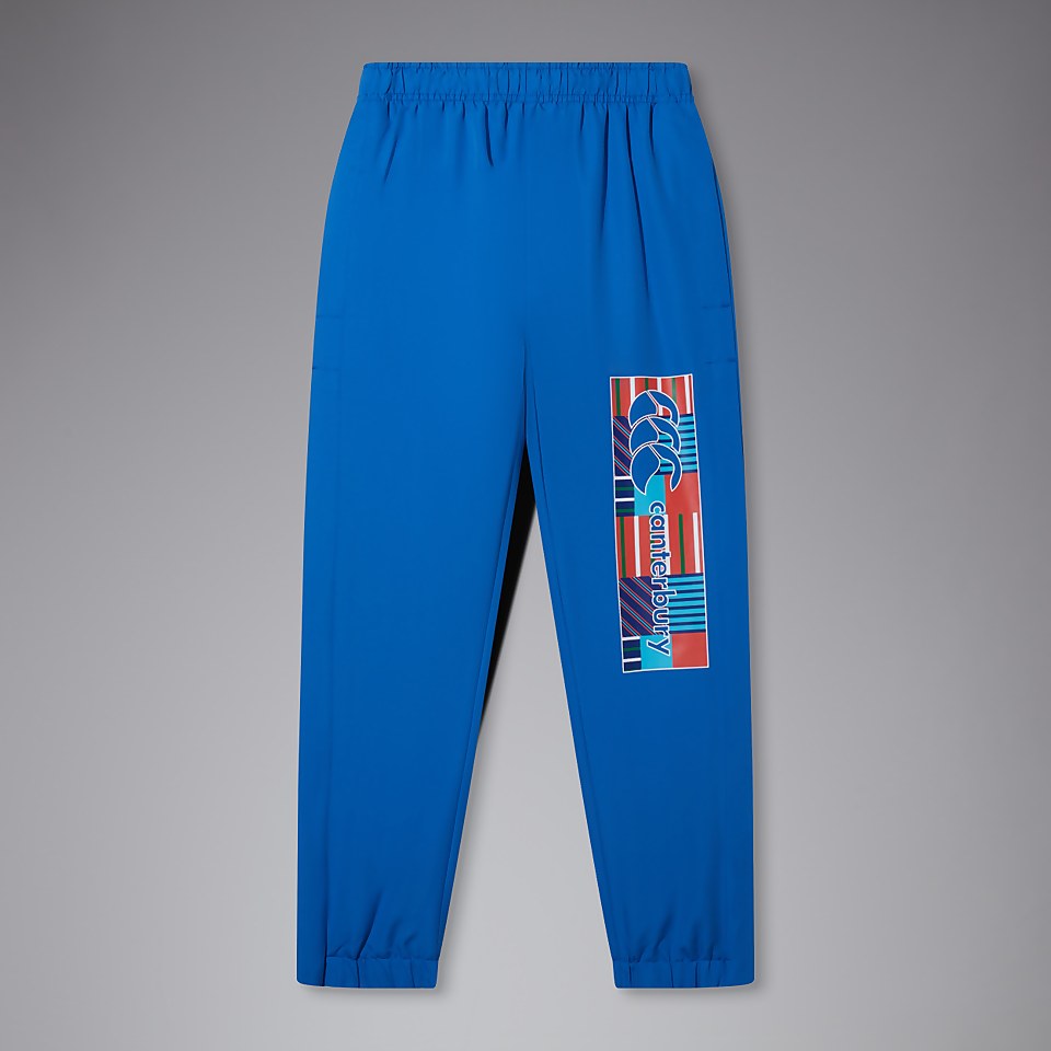 JUNIOR UNISEX UGLIES TAPERED CUFF STADIUM PANT BLUE