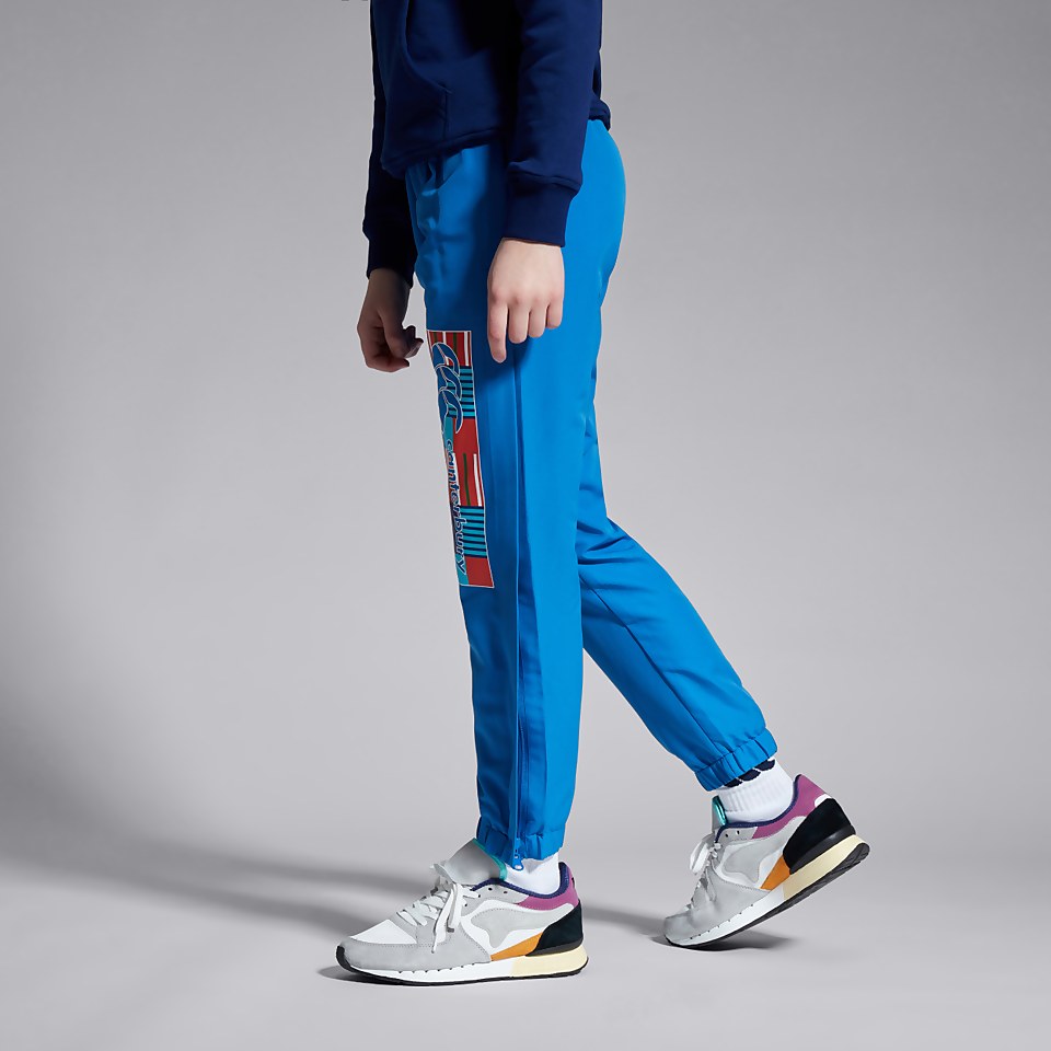 JUNIOR UNISEX UGLIES TAPERED CUFF STADIUM PANT BLUE