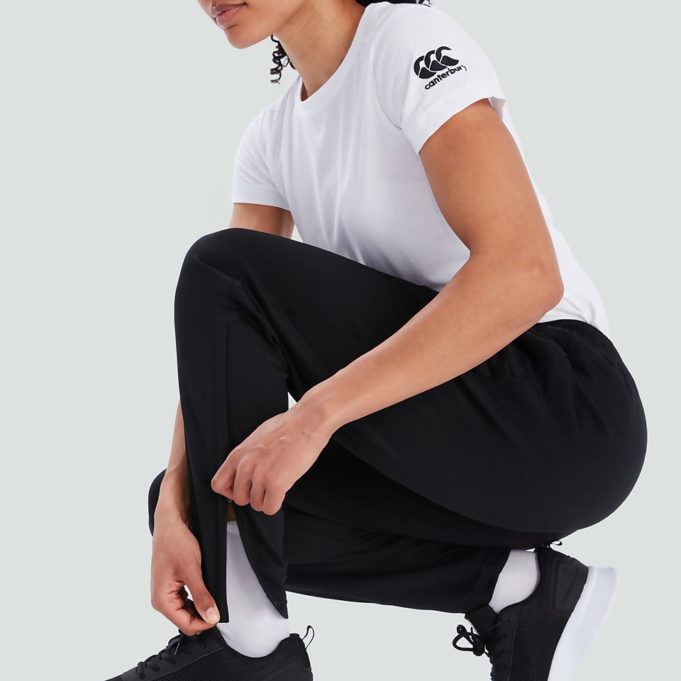 WOMENS STRETCH TAPERED PANT BLACK