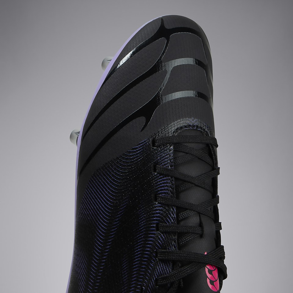 JUNIOR UNISEX PHOENIX GENESIS TEAM SOFT GROUND BOOTS BLACK/PURPLE