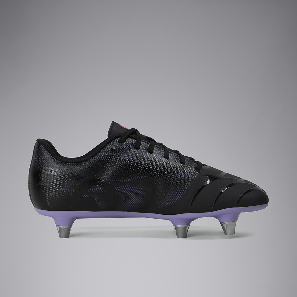 JUNIOR UNISEX PHOENIX GENESIS TEAM SOFT GROUND BOOTS BLACK/PURPLE