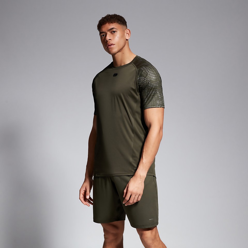 MENS VAPODRI SUPERLIGHT GRAPHIC TEE GREEN