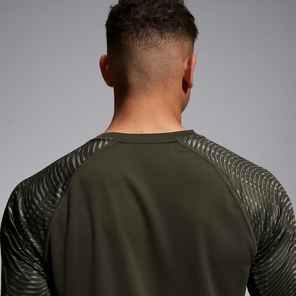 MENS VAPODRI SUPERLIGHT GRAPHIC TEE GREEN