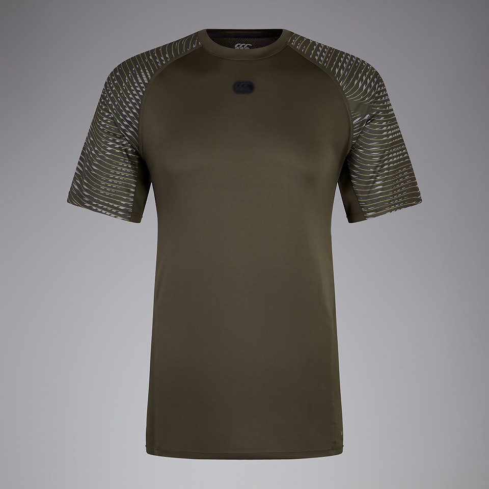 MENS VAPODRI SUPERLIGHT GRAPHIC TEE GREEN