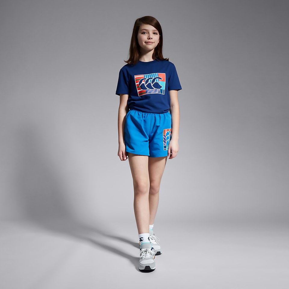 JUNIOR UNISEX UGLIES TACTIC 4.5" SHORTS BLUE