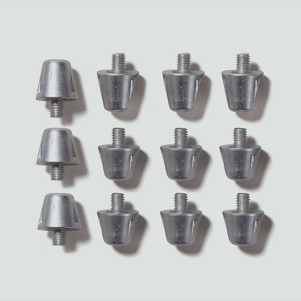 ADULT UNISEX PERFORMANCE STUD PACK LONG SILVER