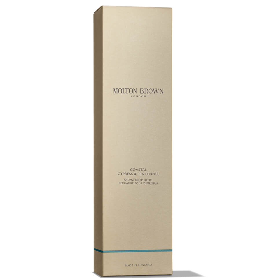 Molton Brown Coastal Cypress and Sea Fennel Aroma Reeds 150ml Refill