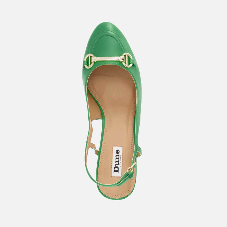 Dune Cassie Embellished Leather Heeled Pumps
