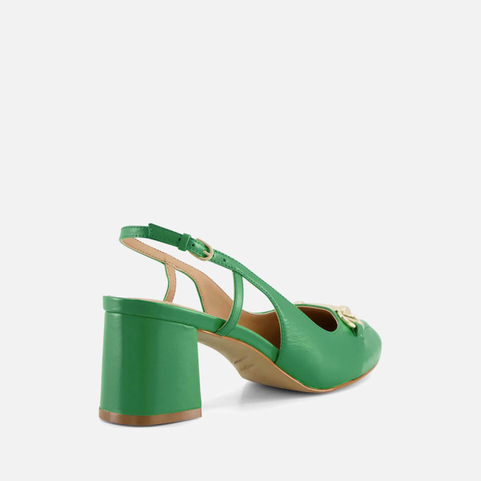 Dune Cassie Embellished Leather Heeled Pumps