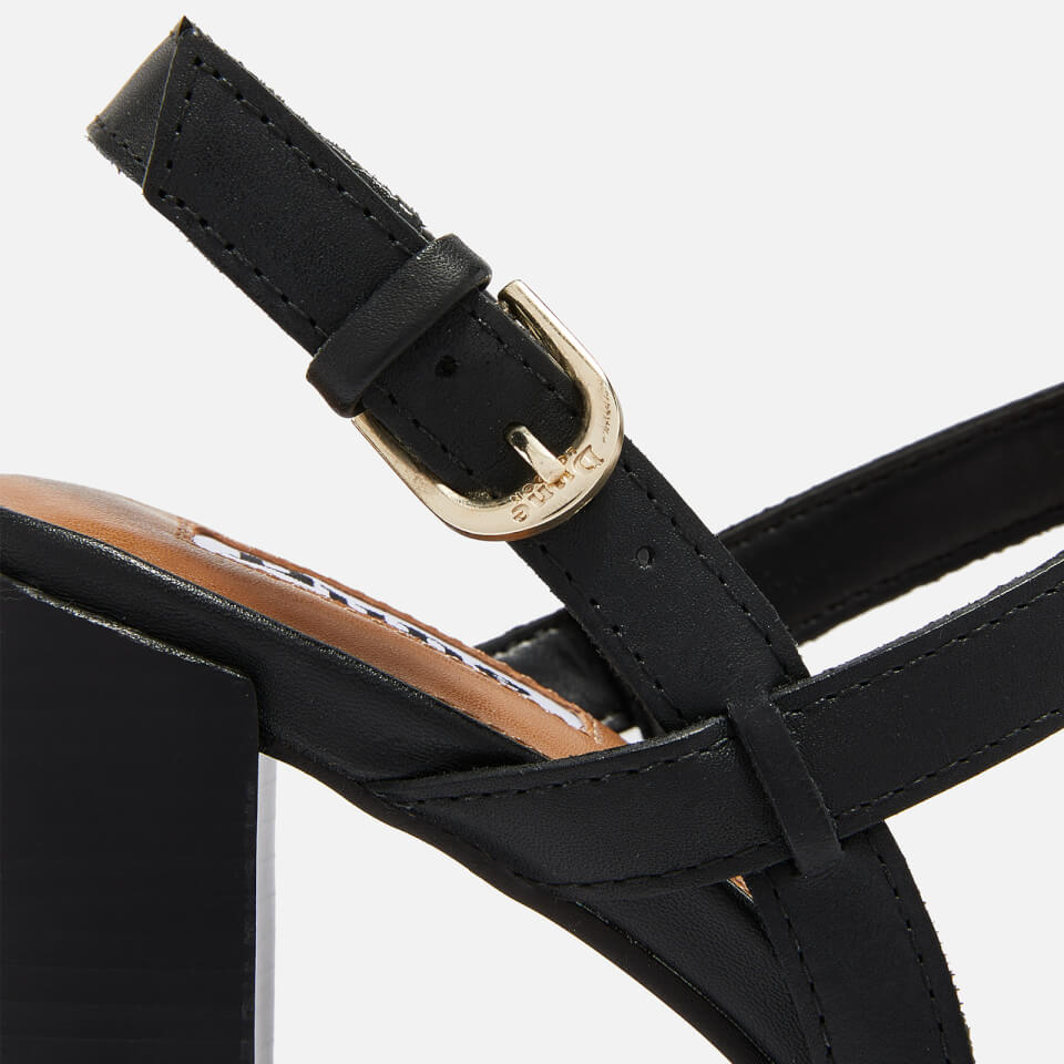 Dune Junior Leather Heeled Sandals