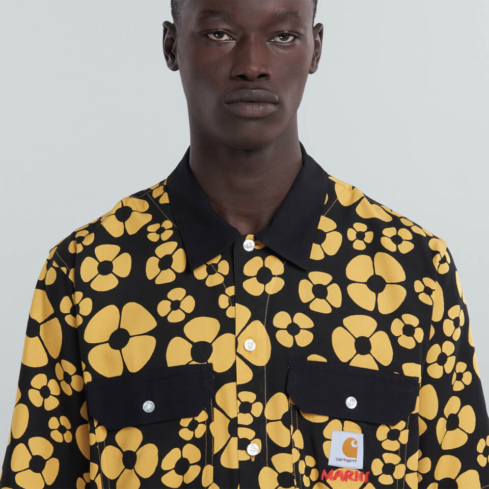 Marni x Carhartt WIP Floral Printed Tote Bag 関税送料込 marni-BlackSun-X-Carhartt-Wip-