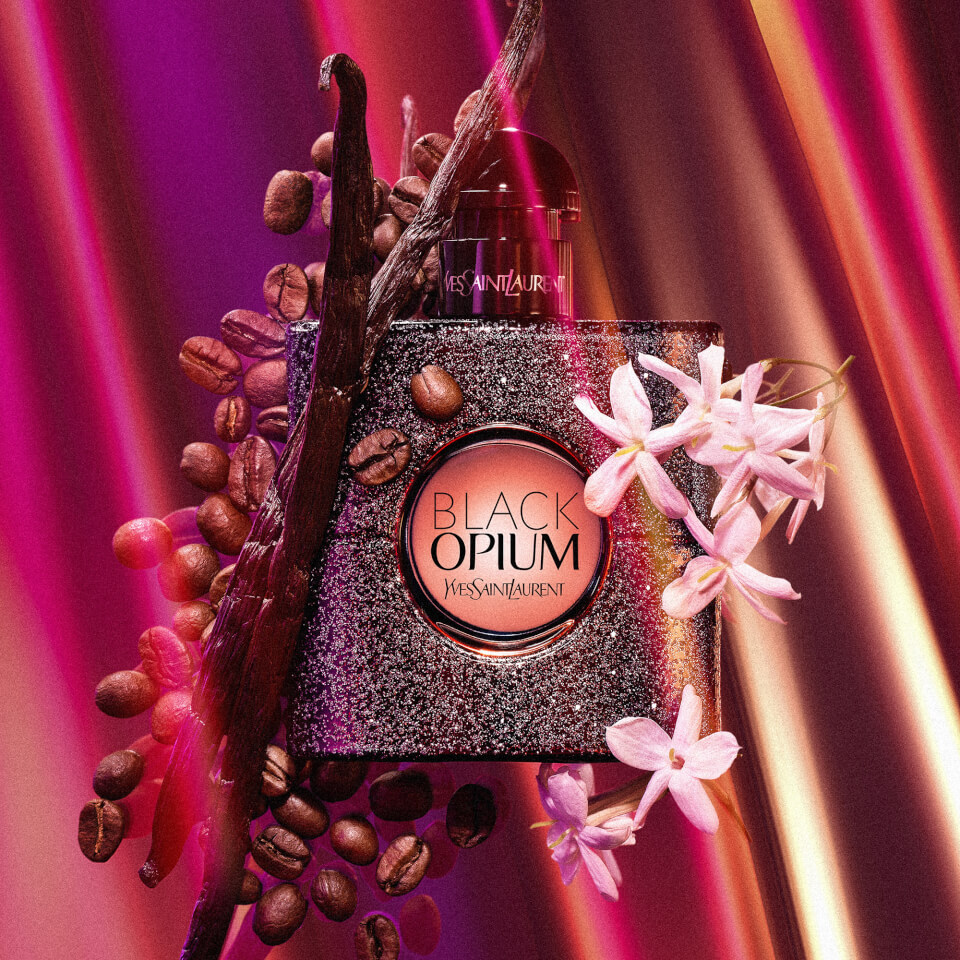 Yves Saint Laurent Black Opium Eau de Parfum 90ml Eye and Lip Gift Set