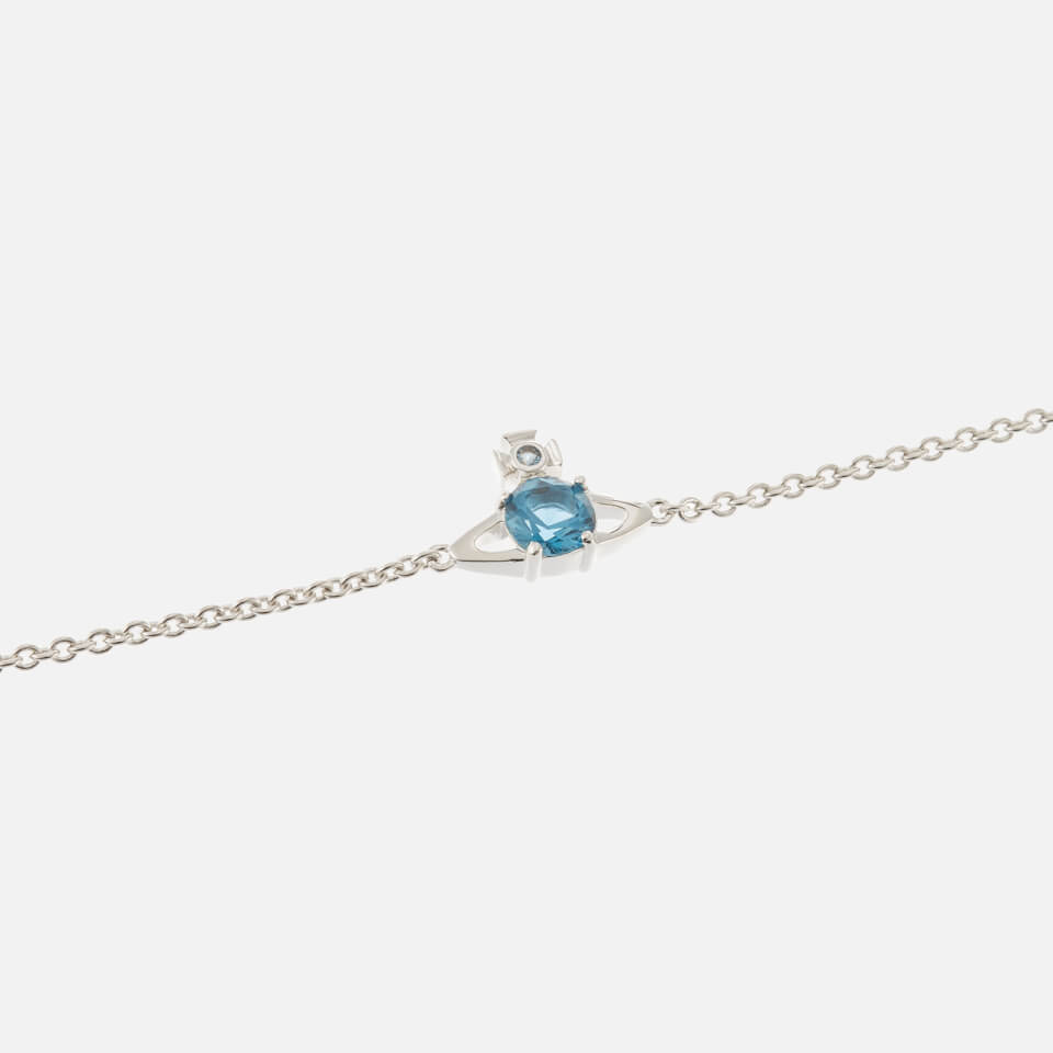 Vivienne Westwood Reina Platinum and Crystal Small Bracelet