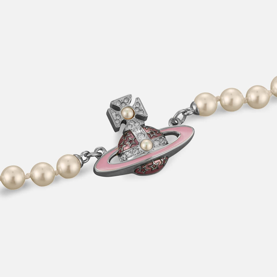 Vivienne Westwood Roxanne Pearl Silver-Tone Necklace