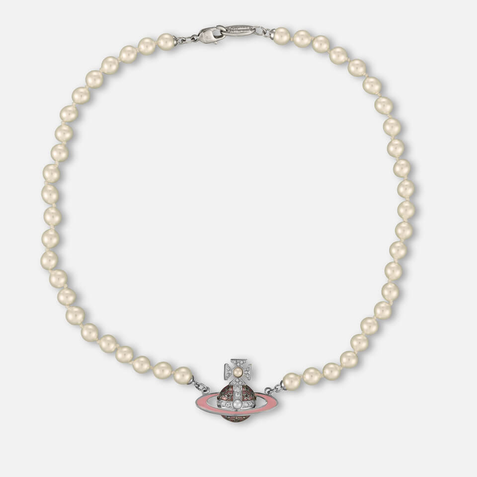 Vivienne Westwood Roxanne Pearl Silver-Tone Necklace