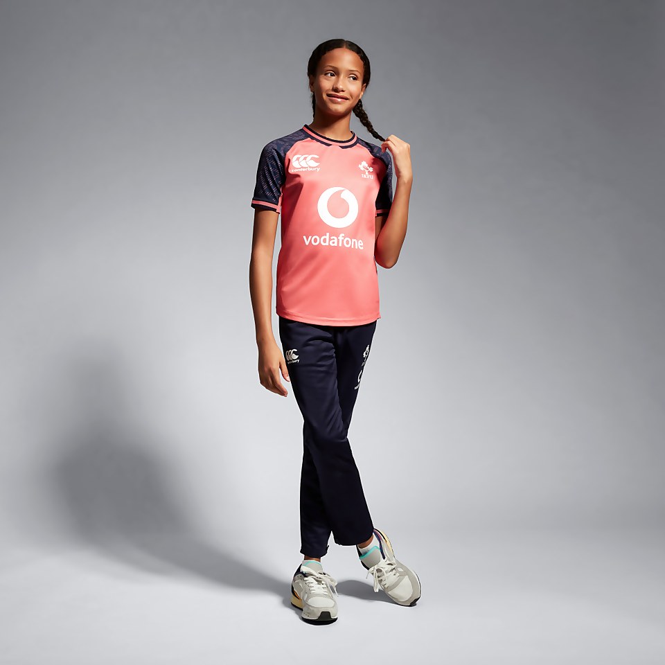 JUNIOR UNISEX IRELAND TRAINING PRO JERSEY JUNIOR PINK/BLUE