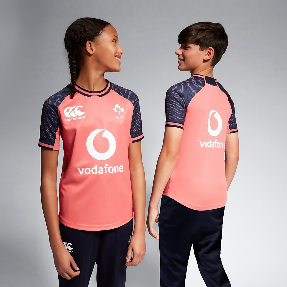 JUNIOR UNISEX IRELAND TRAINING PRO JERSEY JUNIOR PINK/BLUE