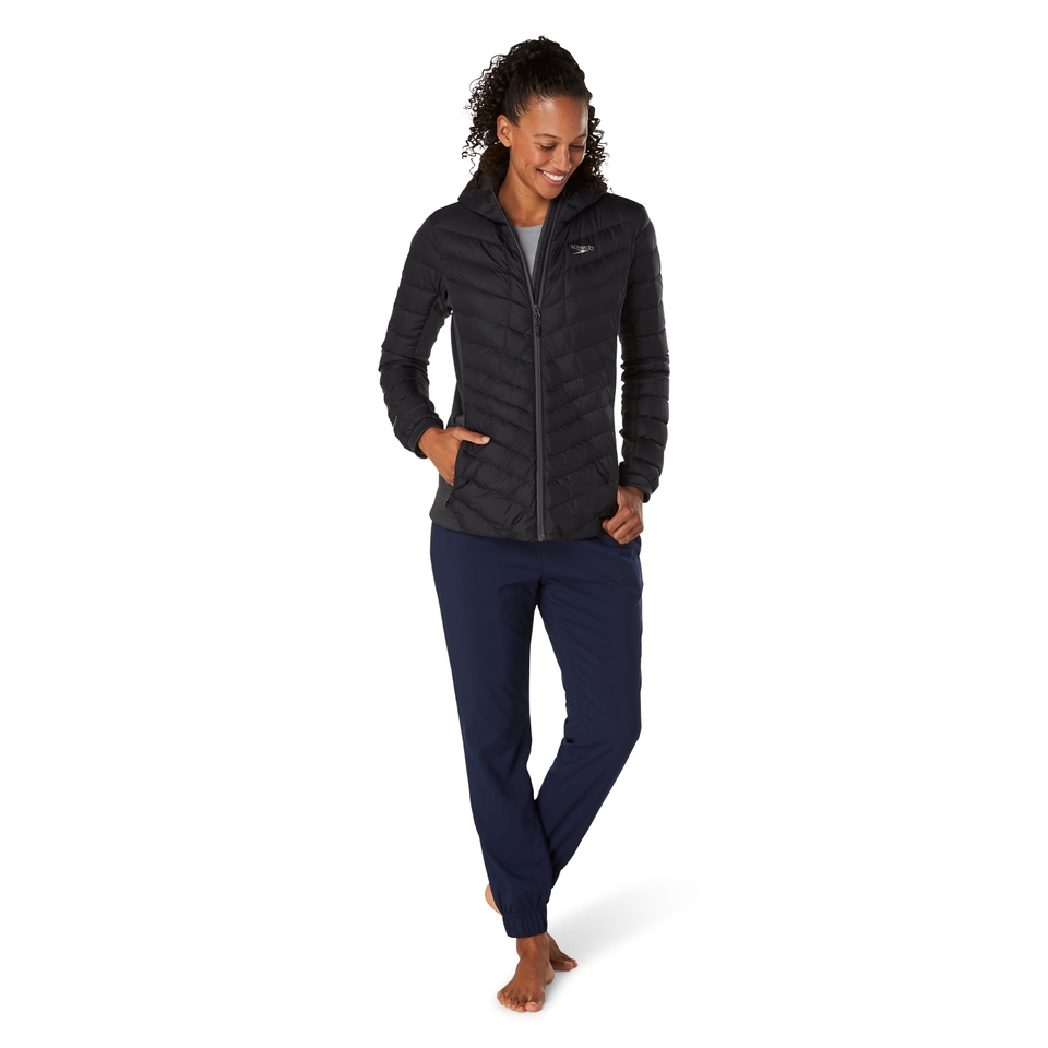 Blouson réfléchissant extensible Tephra pour femmes, noir