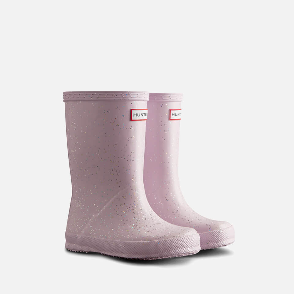 Pink glitter hunter wellies clearance