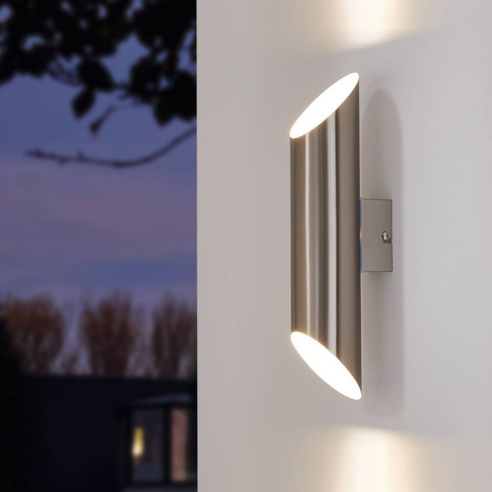 Eglo Agolada Outdoor LED Wall Light - Stainless Steel