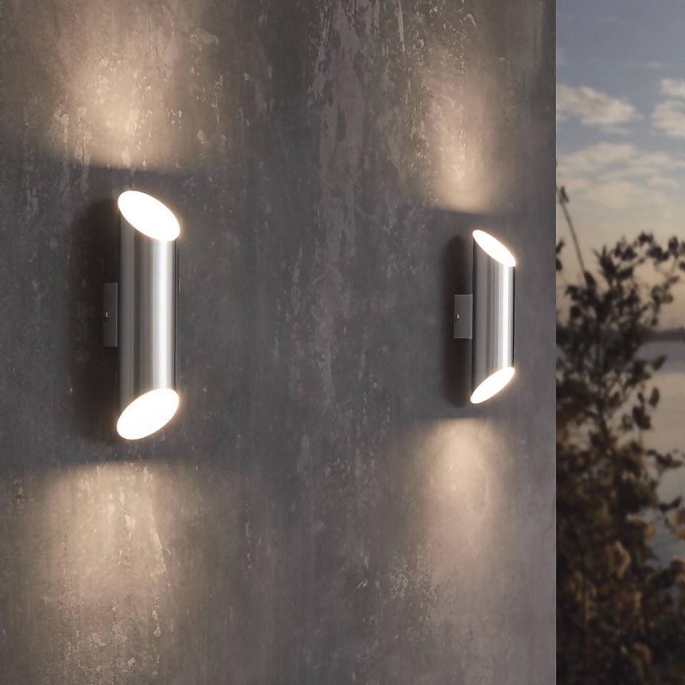 Eglo Agolada Outdoor LED Wall Light - Stainless Steel