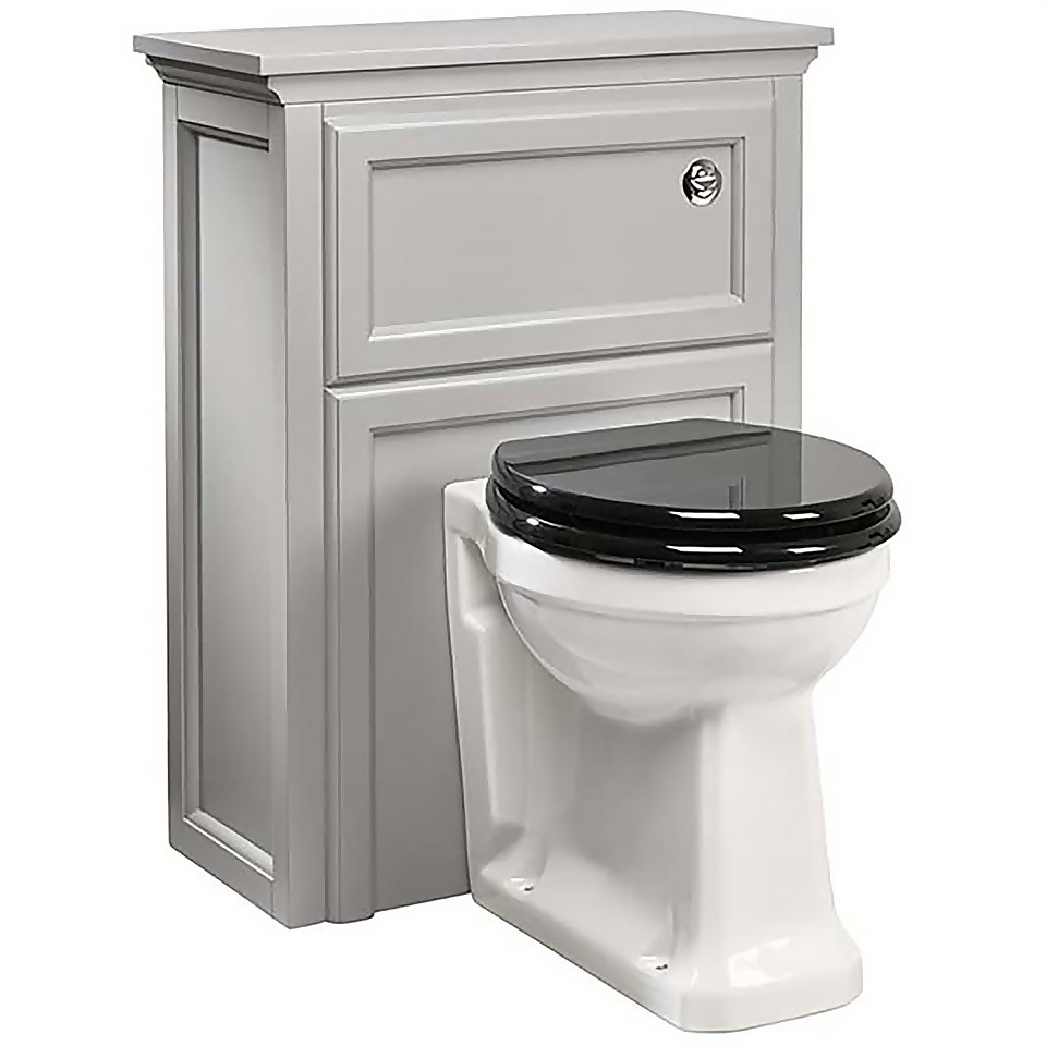 Bathstore Savoy Toilet Unit - Light Grey