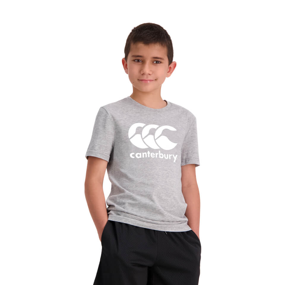 Canterbury B CCC ANCHOR TEE CLASSIC MARL/WHT