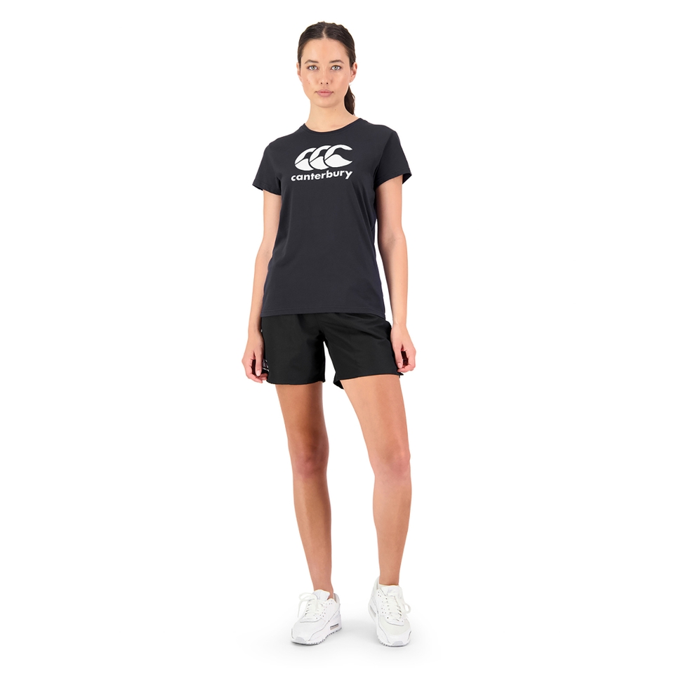 WOMENS CCC ANCHOR T-SHIRT BLACK