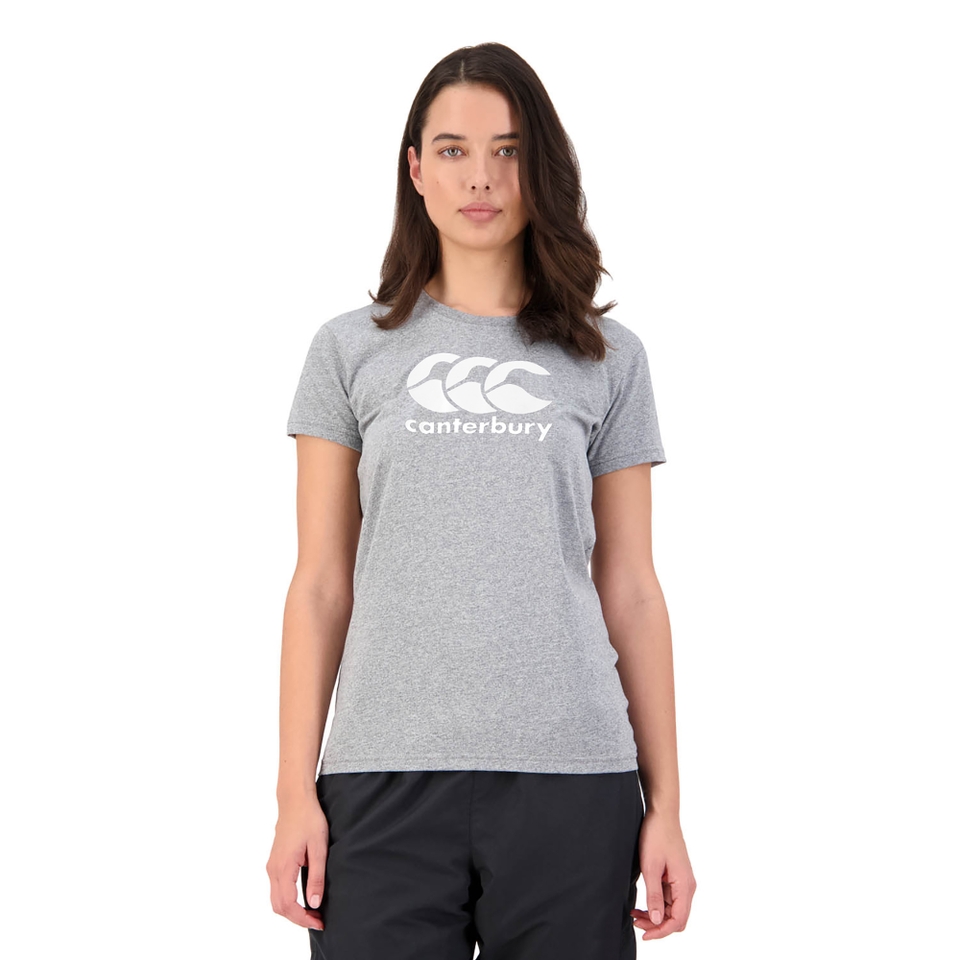 WOMENS CCC ANCHOR T-SHIRT GREY