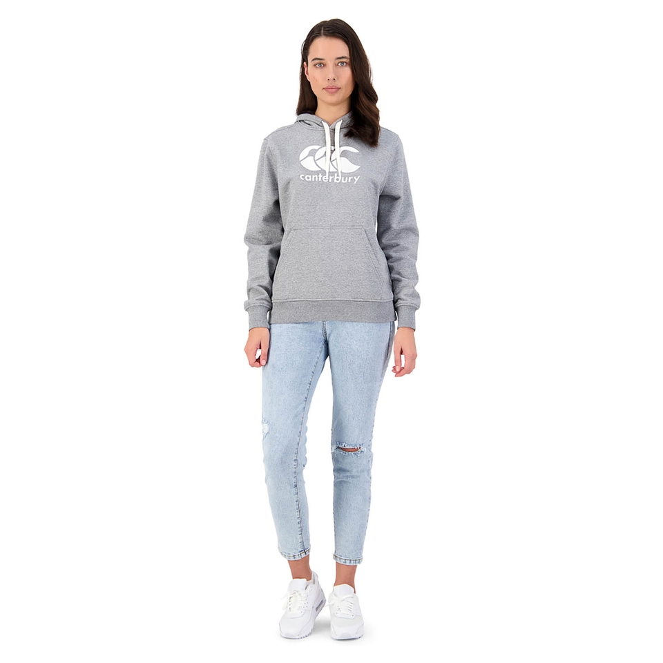 WOMENS CCC ANCHOR HOODIE GREY