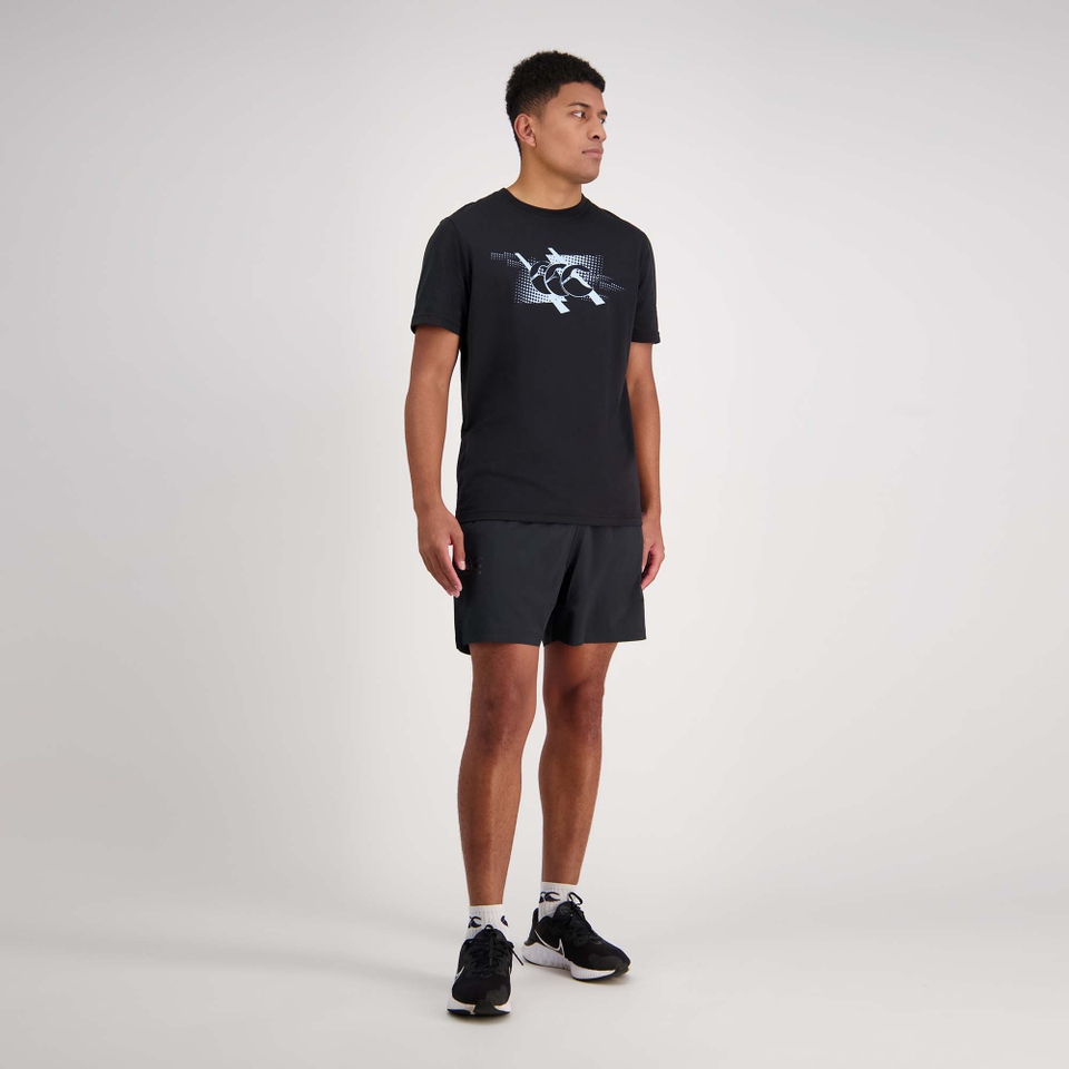 MENS FLEX 5" SHORT BLACK