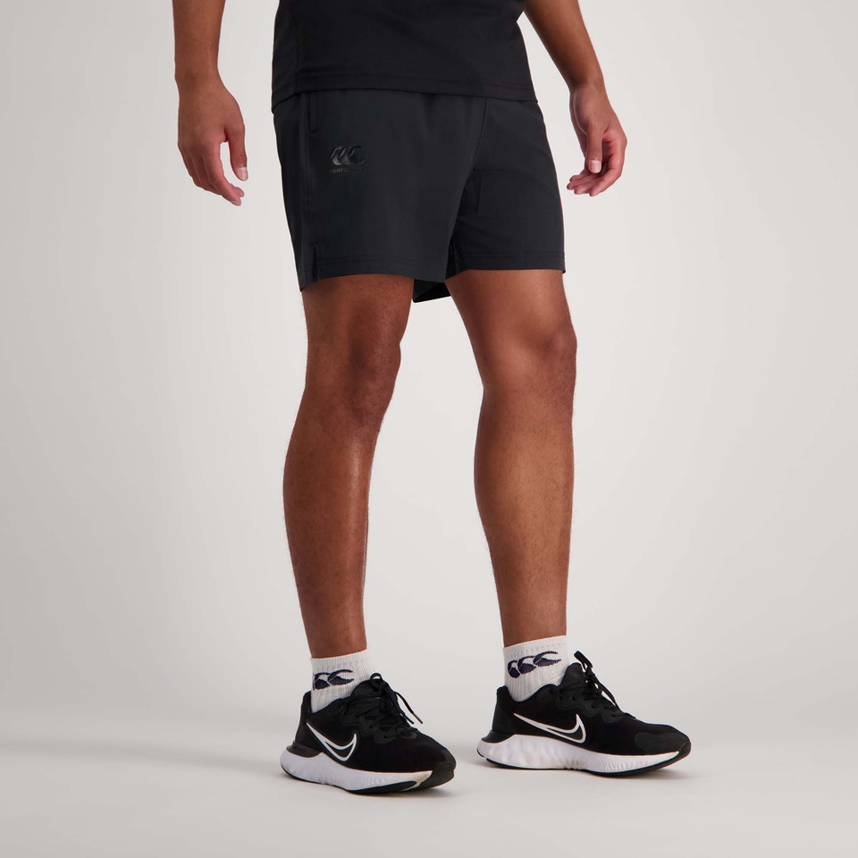 MENS FLEX 5" SHORT BLACK