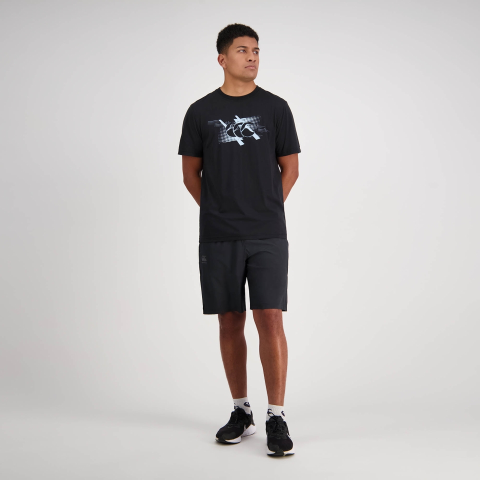 MENS FLEX 9" SHORT BLACK
