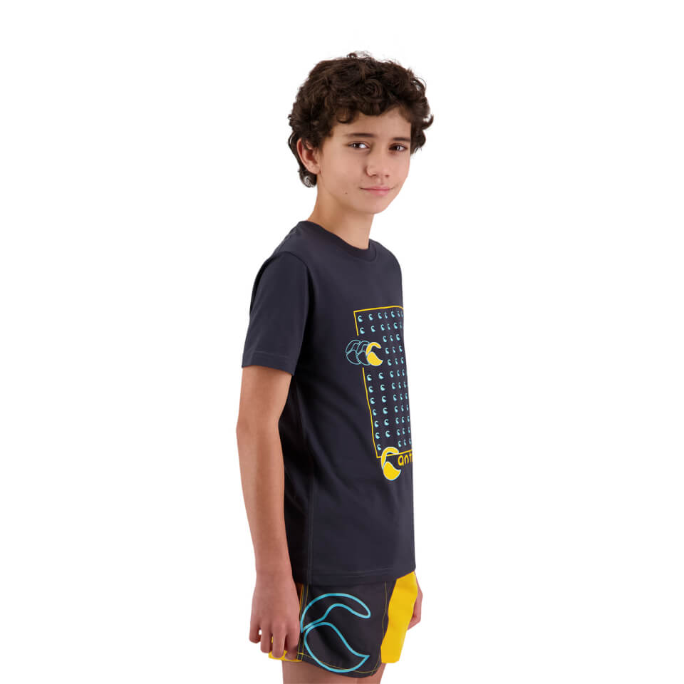 Canterbury K LAYOUT T-SHIRT BLUE GRAPHITE