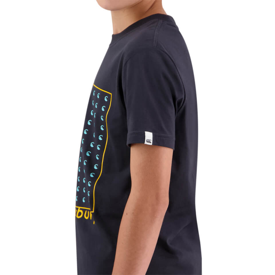 Canterbury K LAYOUT T-SHIRT BLUE GRAPHITE