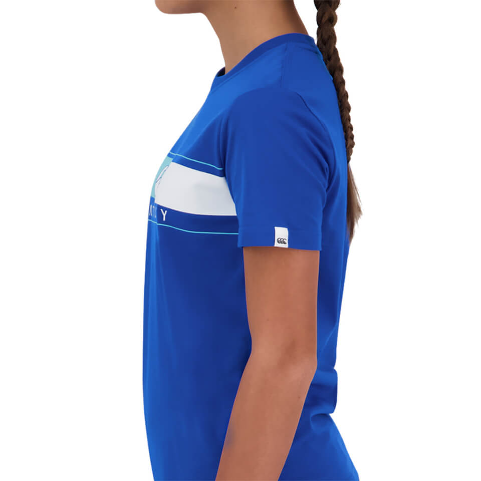 Canterbury K SWITCH T-SHIRT SURF THE WEB BLUE