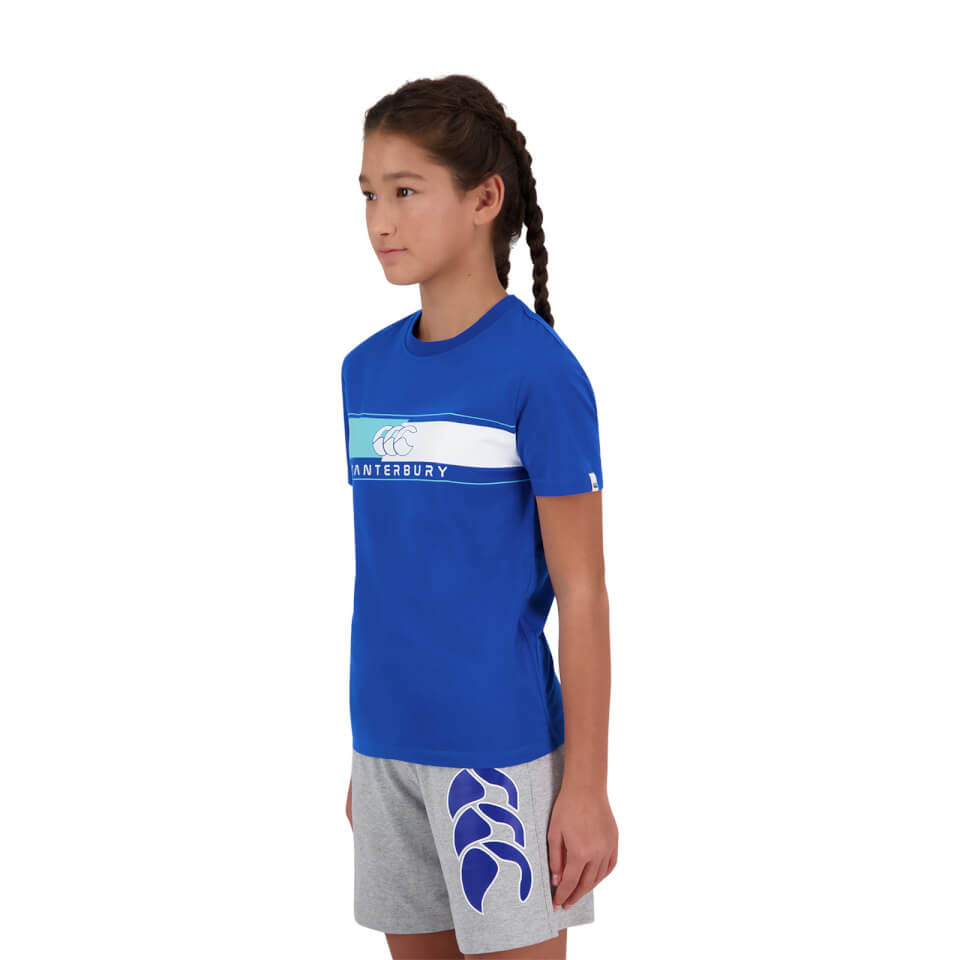 Canterbury K SWITCH T-SHIRT SURF THE WEB BLUE