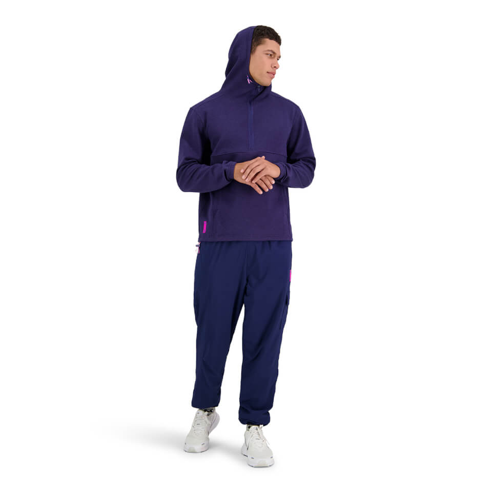 Canterbury M ACTIVE OVER HEAD HOODIE BLUE PRINT MARLE