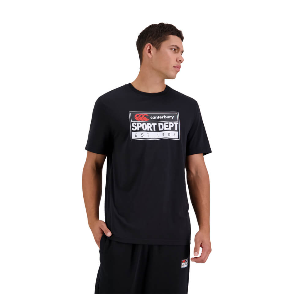Canterbury M CCC SPORTS DEPT. T-SHIRT JET BLACK