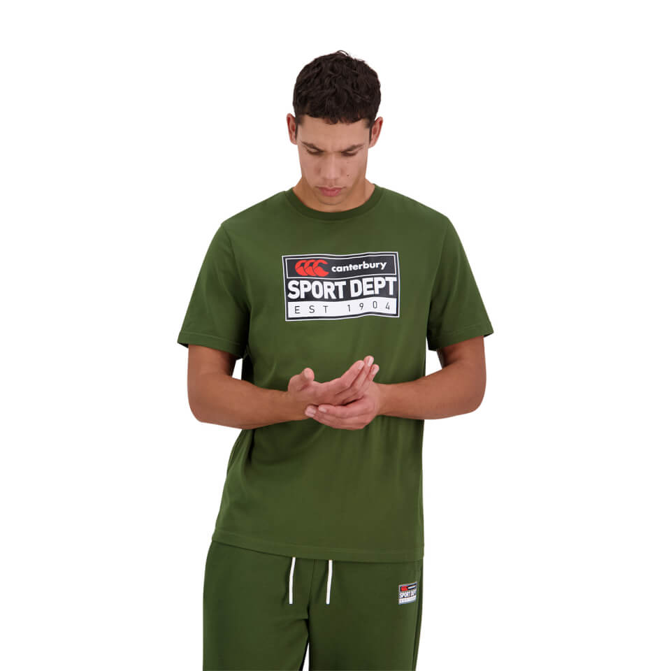 Canterbury M CCC SPORTS DEPT. T-SHIRT RIFLE GREEN