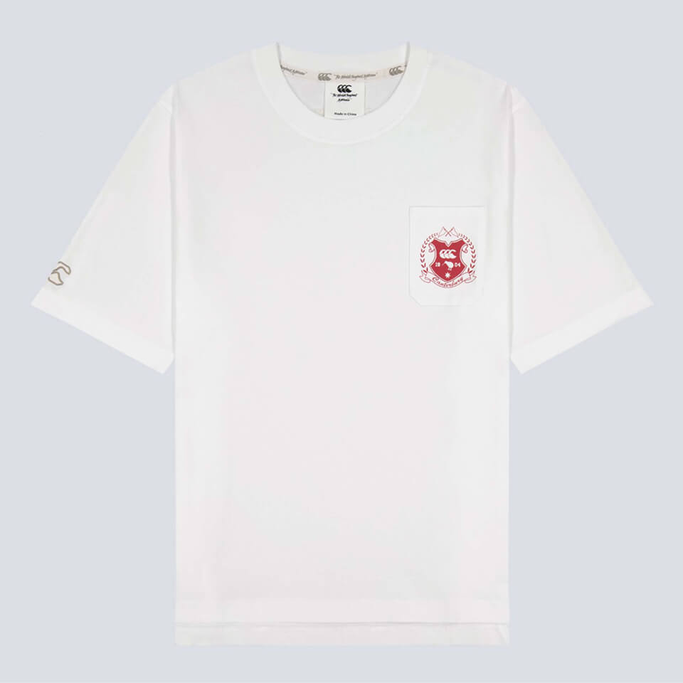 Canterbury M COACH GAMEPLAN POCKET T-SHIRT BRIGHT WHITE