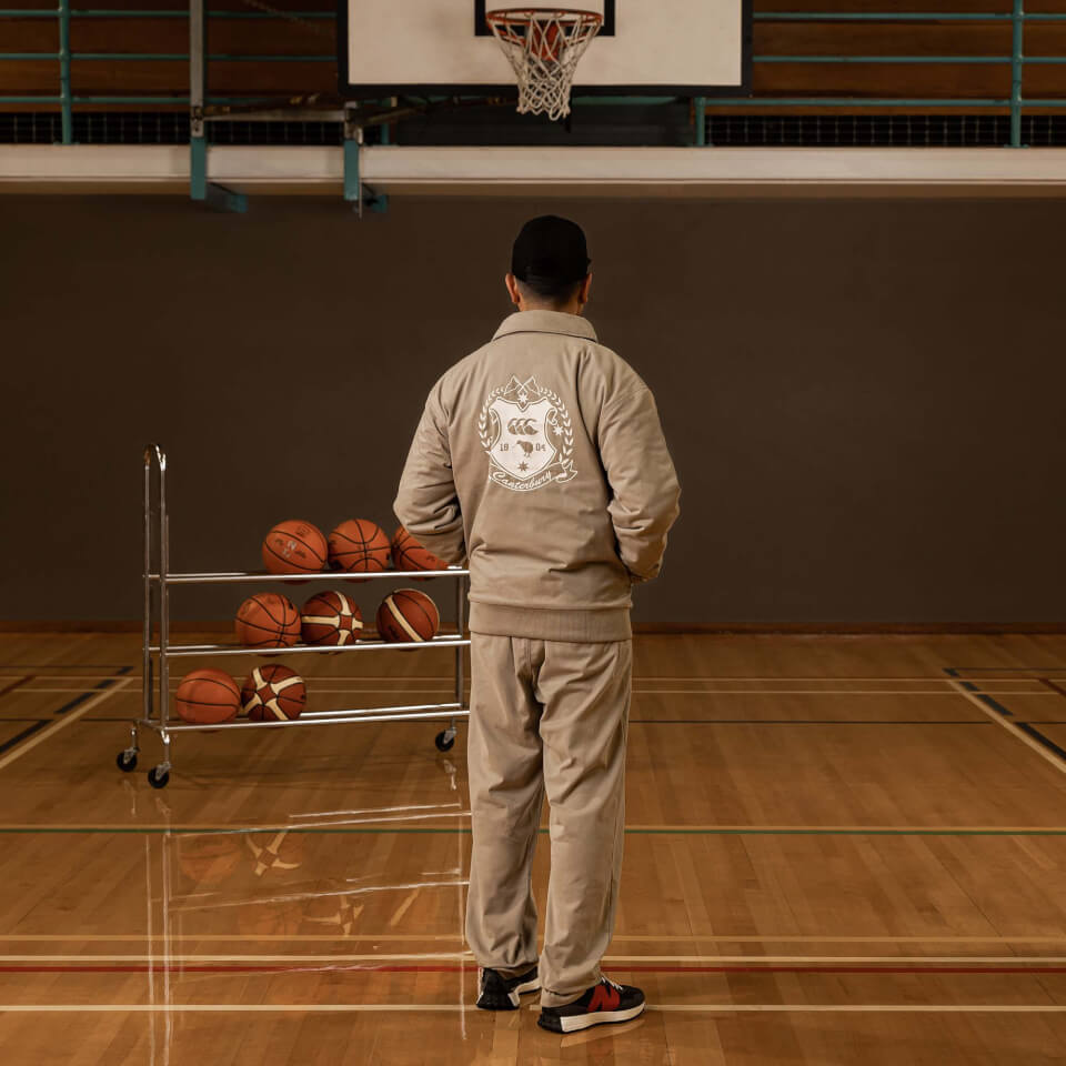 Canterbury M COACH PLAYOFFS JACKET CHINCHILLA