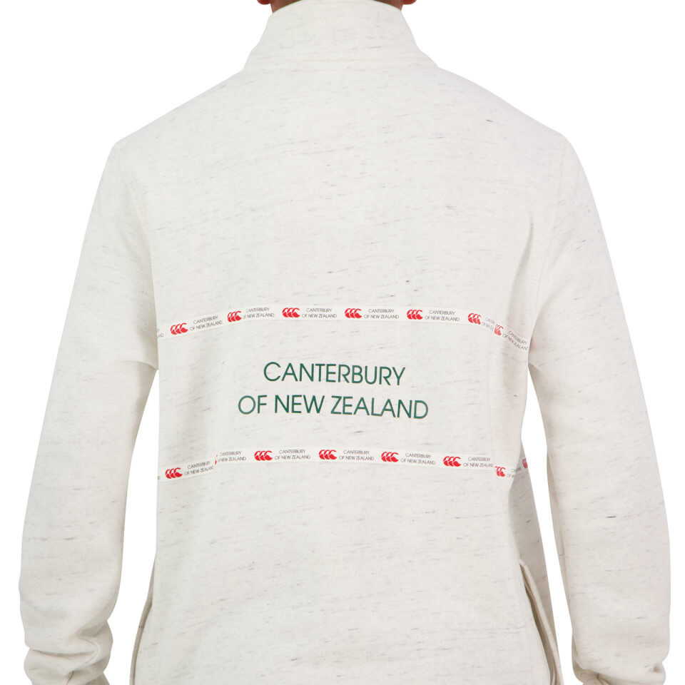 Canterbury M HERITAGE QUARTER ZIP LIGHT BIRCH MARLE