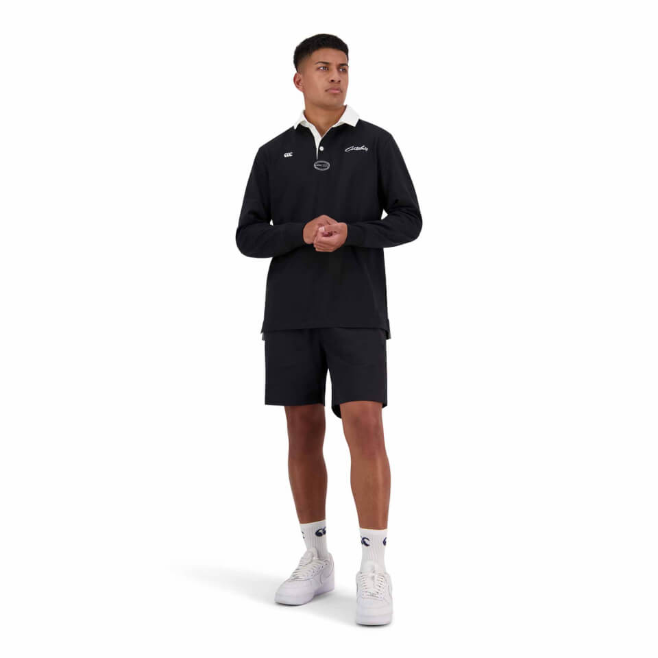 Canterbury M HERITAGE SCRIPT RUGBY JERSEY JET BLACK