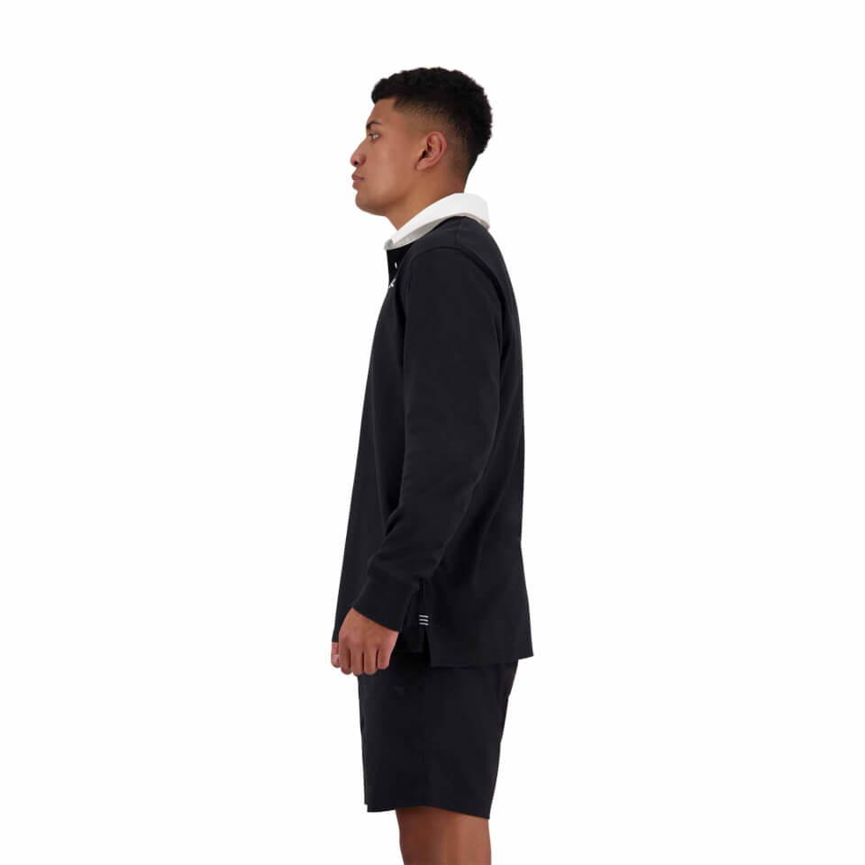 Canterbury M HERITAGE SCRIPT RUGBY JERSEY JET BLACK